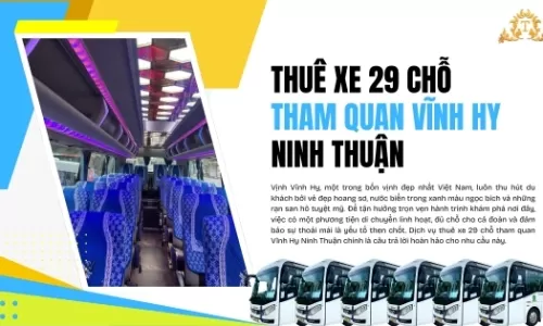 Thuê xe 29 chỗ tham quan Vĩnh Hy Ninh Thuận