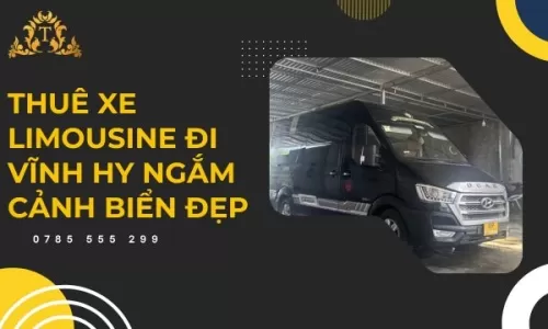 Thuê xe limousine đi Vĩnh Hy ngắm cảnh biển đẹp