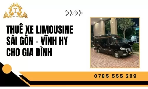 Thuê xe limousine Sài Gòn – Vĩnh Hy cho gia đình