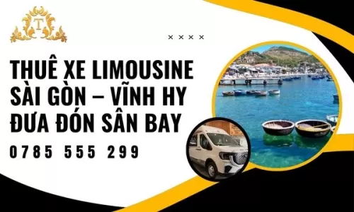 Thuê xe limousine Sài Gòn – Vĩnh Hy phục vụ đoàn khách