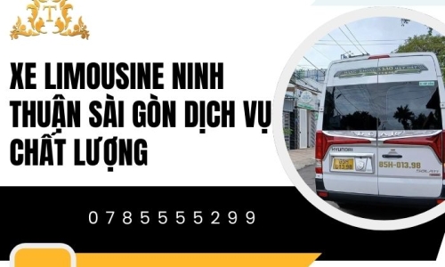 Xe limousine Ninh Thuận Sài Gòn dịch vụ chất lượng